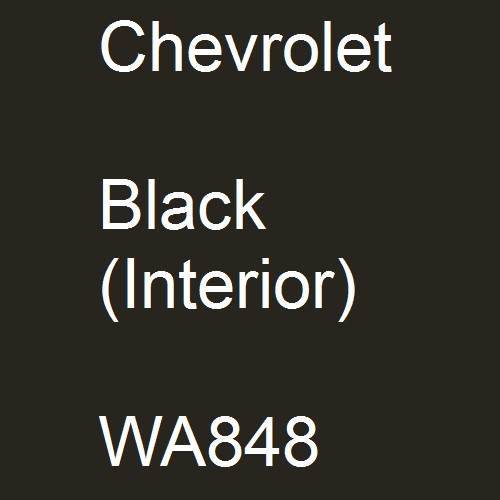 Chevrolet, Black (Interior), WA848.